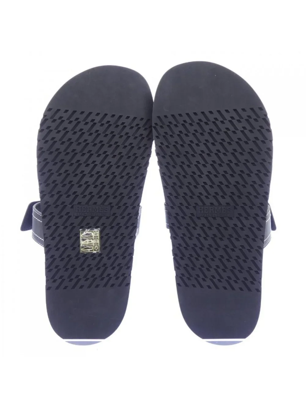 Hermes Chypre Sandals Black